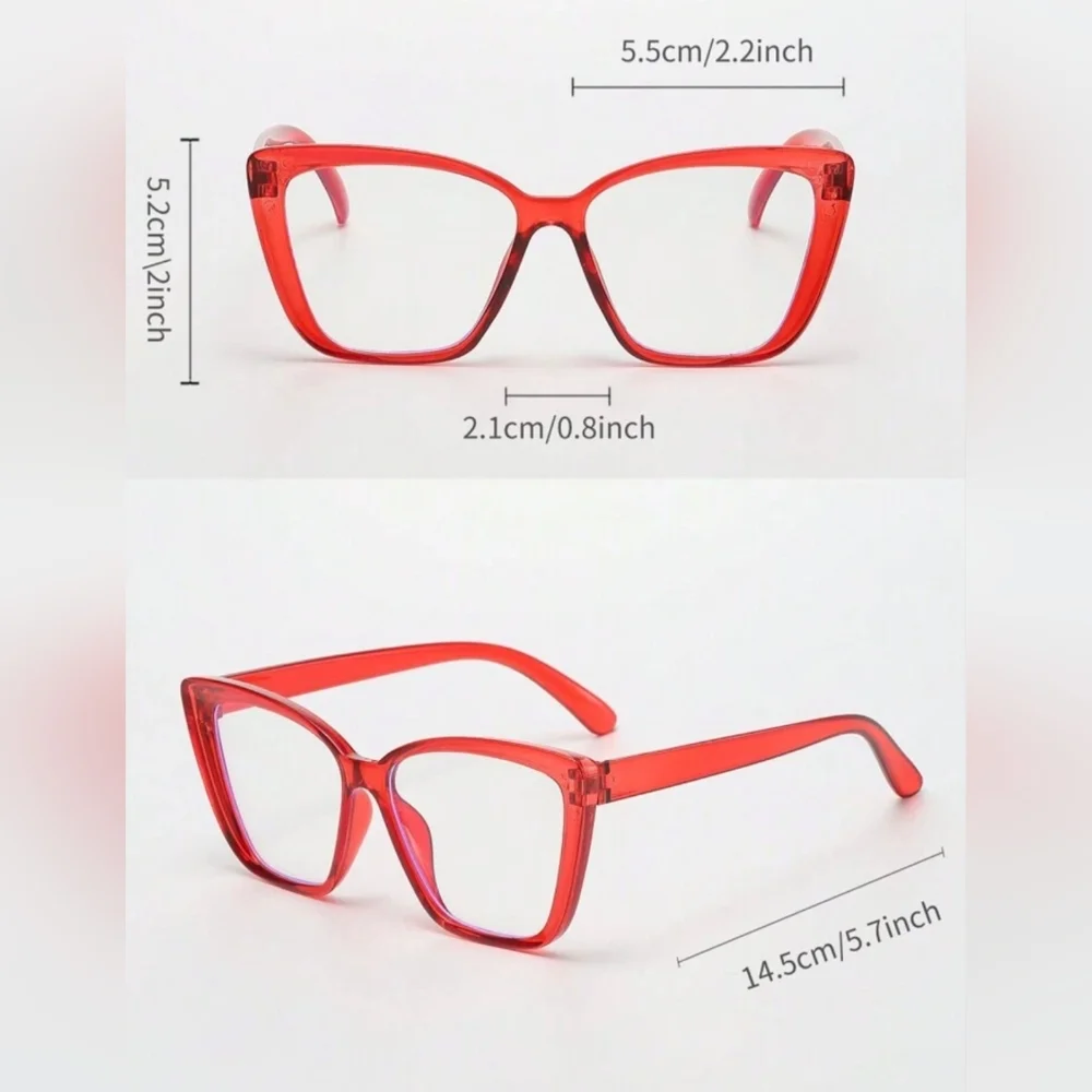NEW Red Fashion Glasses
